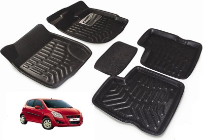 MOCKHE PVC 3D Mat For  Maruti Ritz(Black)