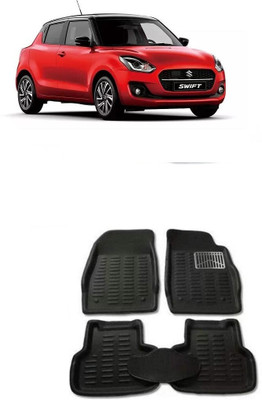 ARNEJA Polyutherine 3D Mat For  Maruti Suzuki New Swift(Black)
