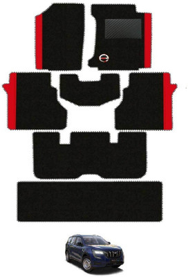 elegant Polypropylene Standard Mat For  Mahindra XUV 700 (7 Seater)(Black, Red)