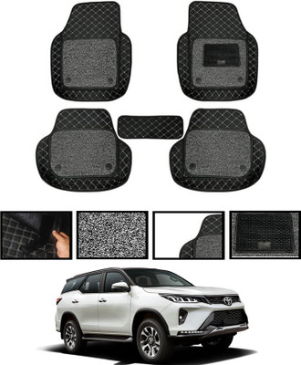 ABJD Leatherite 7D Mat For  Toyota Universal For Car(Black)