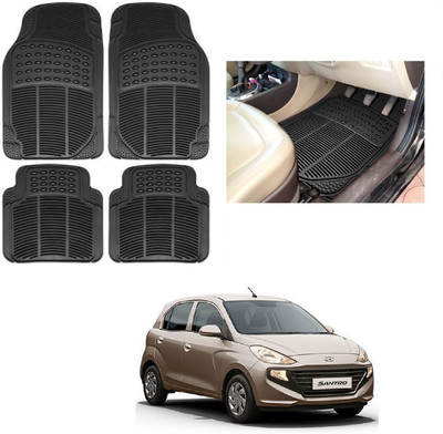 ROSHNEER ENTERPRISES Rubber Standard Mat For  Hyundai Santro(Black)