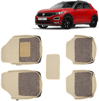 Kingsway Leatherite 7D Mat For  Volkswagen T-Roc(Beige)