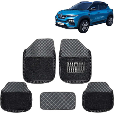 KUNTAIL ENTERPRISES Leatherite 7D Mat For  Renault Kiger(Black)