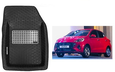 SLSHILPA Plastic Tray Mat For  Hyundai Aura(Black)