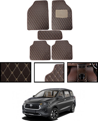 MSNP Leatherite Standard Mat For  Toyota Universal For Car(Brown)