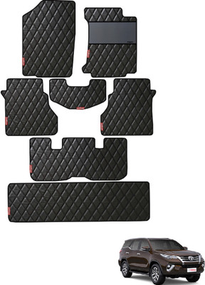 elegant Leatherite Standard Mat For  Toyota Fortuner(Black)