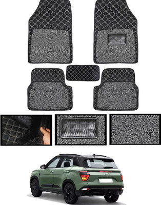 MATIES Leatherite 7D Mat For  Hyundai Creta(Black)