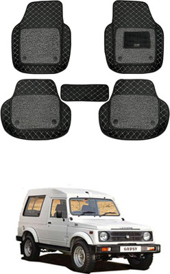 RKPSP Leatherite 7D Mat For  Maruti Suzuki Gypsy(Black)