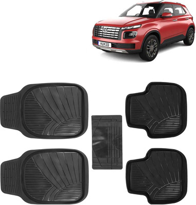 Kingsway PVC Tray Mat For  Hyundai Venue(Black)