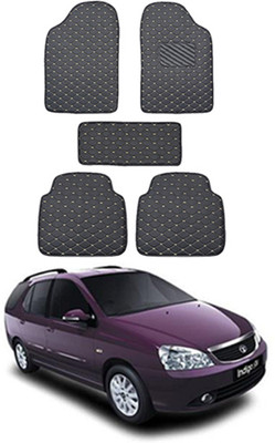 MATIES Leatherite Standard Mat For  Tata Indigo Marina(Black)