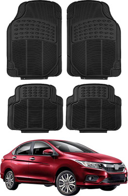 INSURE AUTOMOTIVE Vinyl Standard Mat For  Honda City i-Vtec(Black)