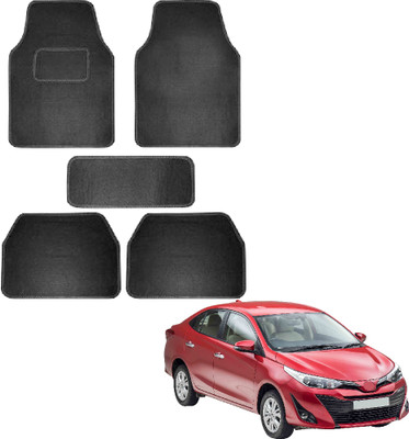 INSURE AUTOMOTIVE Vinyl Standard Mat For  Toyota Yaris(Black)