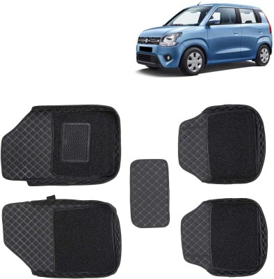 Kingsway Leatherite 7D Mat For  Maruti Suzuki WagonR(Black)