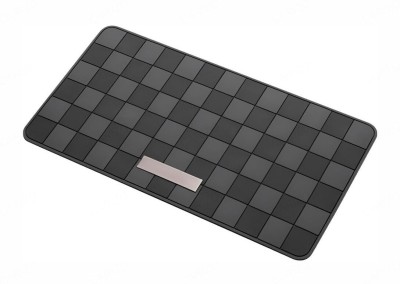 silkyfit Silicone Standard Mat For  Universal For Car(Black)