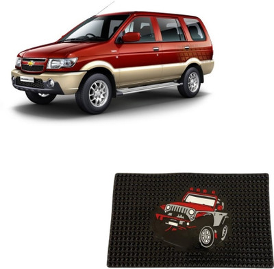 arneja trading company Rubber Standard Mat For  Chevrolet Tavera(Black)