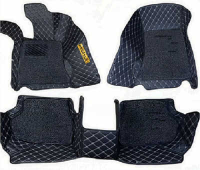 TOFIT ENTERPRISE Leather 7D Mat For  Hyundai Aura(Black)