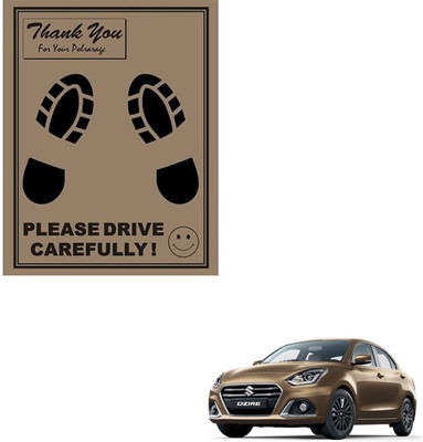 SEMAPHORE Paper Disposable Paper Mat For  Maruti Swift Dzire(Brown)