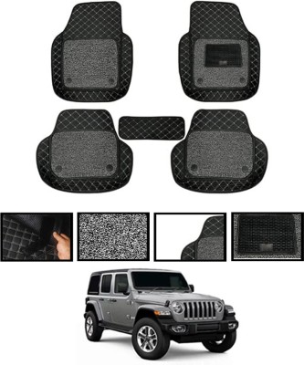 ABJD Leatherite 7D Mat For  Jeep Wrangler(Black)