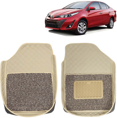 Kingsway Leatherite 7D Mat For  Toyota Yaris(Beige)