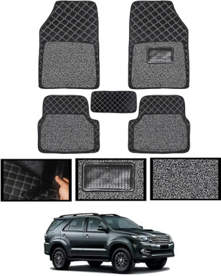 MSNP Leatherite 7D Mat For  Toyota Fortuner(Black)