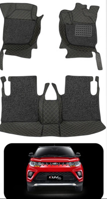 SILVERGRIP Leatherite 7D Mat For  Mahindra KUV 100(Black)