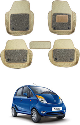 AYW Leatherite 7D Mat For  Tata Nano(Beige)