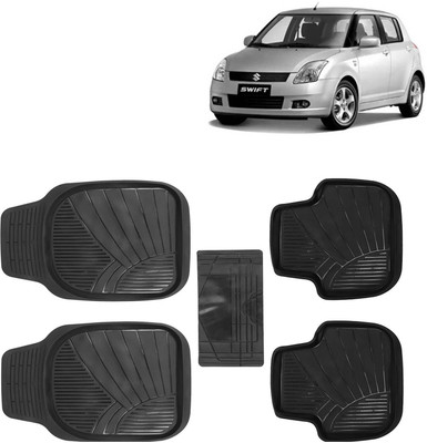 Kingsway PVC Tray Mat For  Maruti Suzuki Swift(Black)