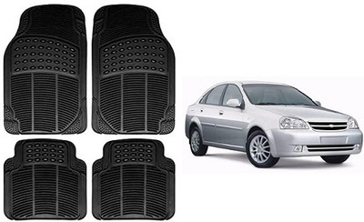 SLSHILPA Rubber Standard Mat For  Chevrolet Optra(Black)