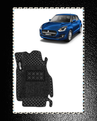 KUNTAIL C Leather 7D Mat For  Maruti Suzuki Universal For Car(Black)
