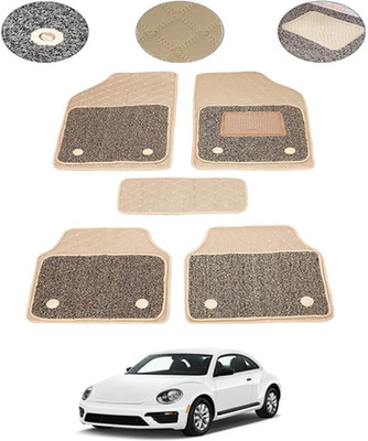 MSNP Leatherite 7D Mat For  Volkswagen Beetle(Beige)