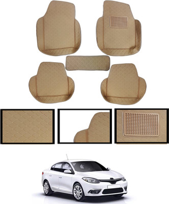 MATIES Leatherite 7D Mat For  Renault Fluence(Beige)