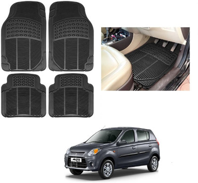 ROSHNEER ENTERPRISES Rubber Standard Mat For  Maruti Alto 800(Black)