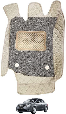 Euro Care Leatherite 7D Mat For  Toyota Etios(Beige)