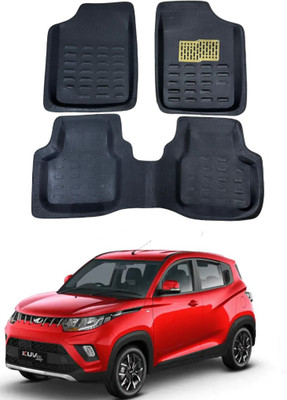 Arnejaa Polyutherine 3D Mat For  Mahindra KUV100(Black)