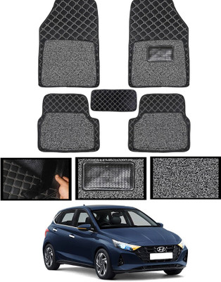 MATIES Leatherite 7D Mat For  Hyundai i20(Black)