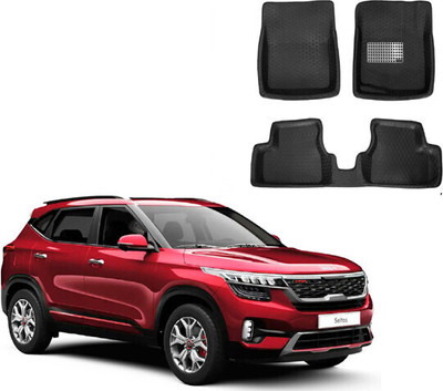 Autorepute Leather 5D Mat For  Kia Seltos(Black)