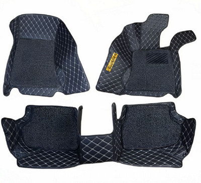 TOFIT ENTERPRISE Leather 7D Mat For  Hyundai Grand i10 Nios(Black)