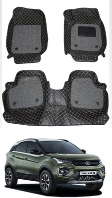 TOFIT ENTERPRISE Leatherite 7D Mat For  Tata Nexon(Black)