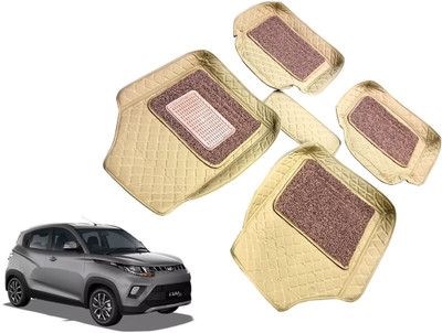 AUTO PEARL Leatherite 7D Mat For  Mahindra KUV100(Beige)