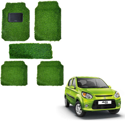Oshotto Rubber, Plastic Standard Mat For  Maruti Suzuki Alto 800(Green)