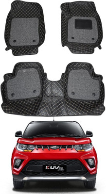 TOFIT ENTERPRISE Leatherite 7D Mat For  Mahindra KUV 100(Black)