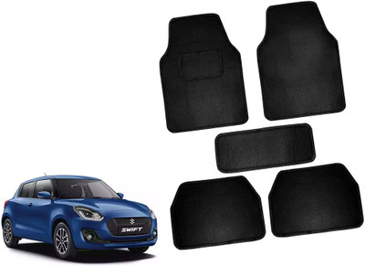 AUTO PEARL Polyester Standard Mat For  Maruti Swift(Black)