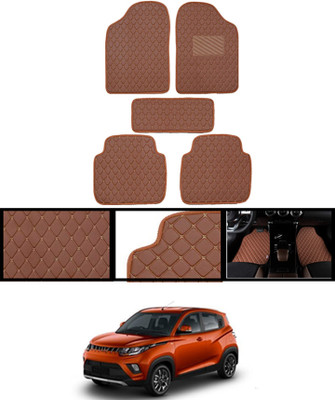 ABJD Leatherite Standard Mat For  Mahindra Universal For Car(Orange)