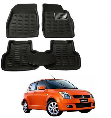 ROSHNEER ENTERPRISES PVC 3D Mat For  Maruti Swift(Black)