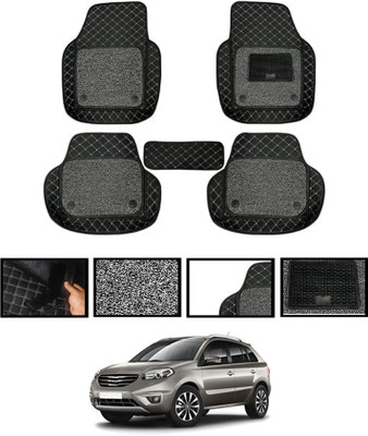 monolive Leatherite Tray Mat For  Renault Koleos(Black)