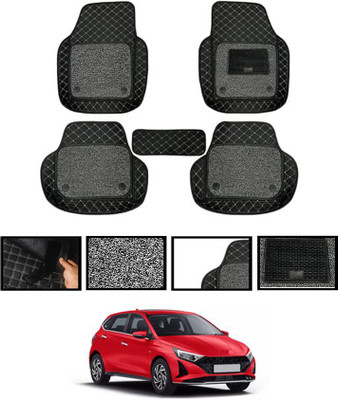 zplus Leatherite 7D Mat For  Hyundai i20(Black)