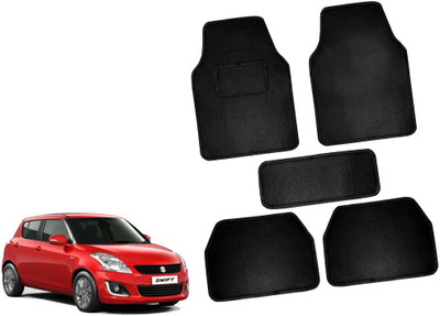 AUTO PEARL Polyester Standard Mat For  Maruti SX4(Black)