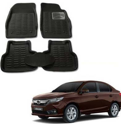 paxauto Polyester 3D Mat For  Honda Amaze(Black)