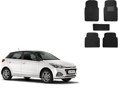 Autorepute Leather Standard Mat For  Hyundai Elite i20(Black)