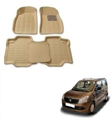 SLSHILPA Plastic 3D Mat For  Maruti Suzuki WagonR(Beige)